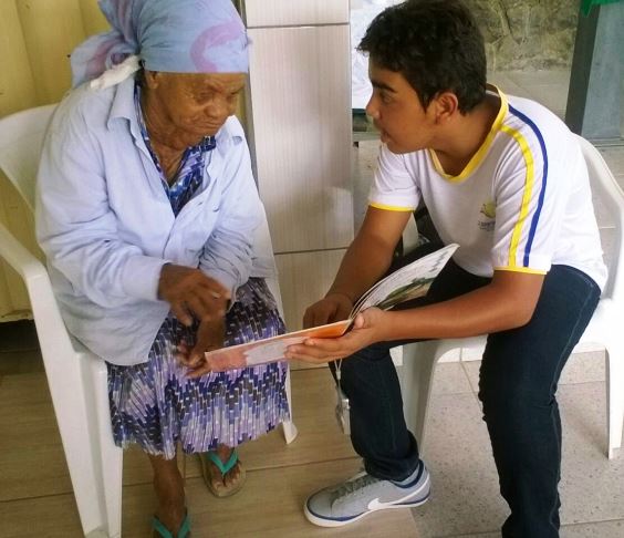 Em vez de contar, alunos escutaram histórias e casos dos moradores de Lar de Idosos em São Francisco / Arquivo Escola
